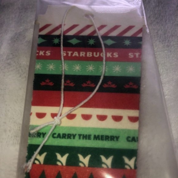 Rare Starbucks Peppermint Mocha Coffee Cup Shape Car‎ Air Freshener 2020 - Picture 8 of 9